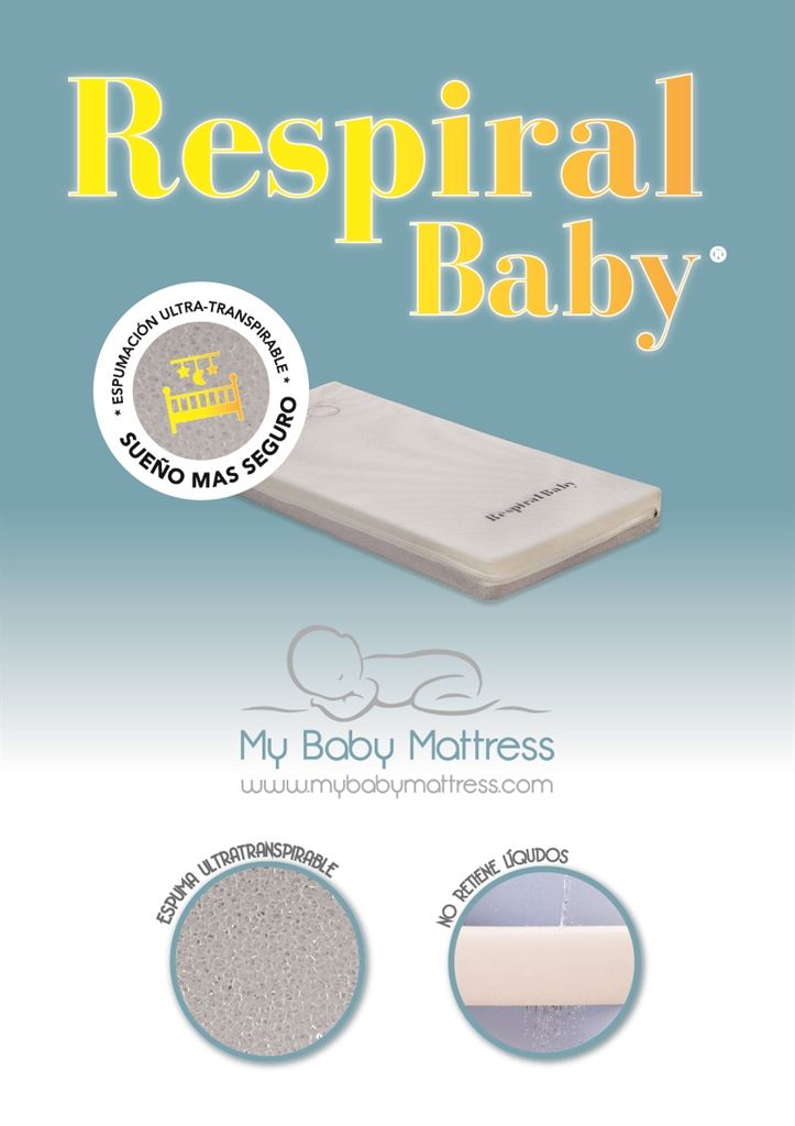 Colchón Minicuna Respiral Baby 80x50x5 de my baby mattress